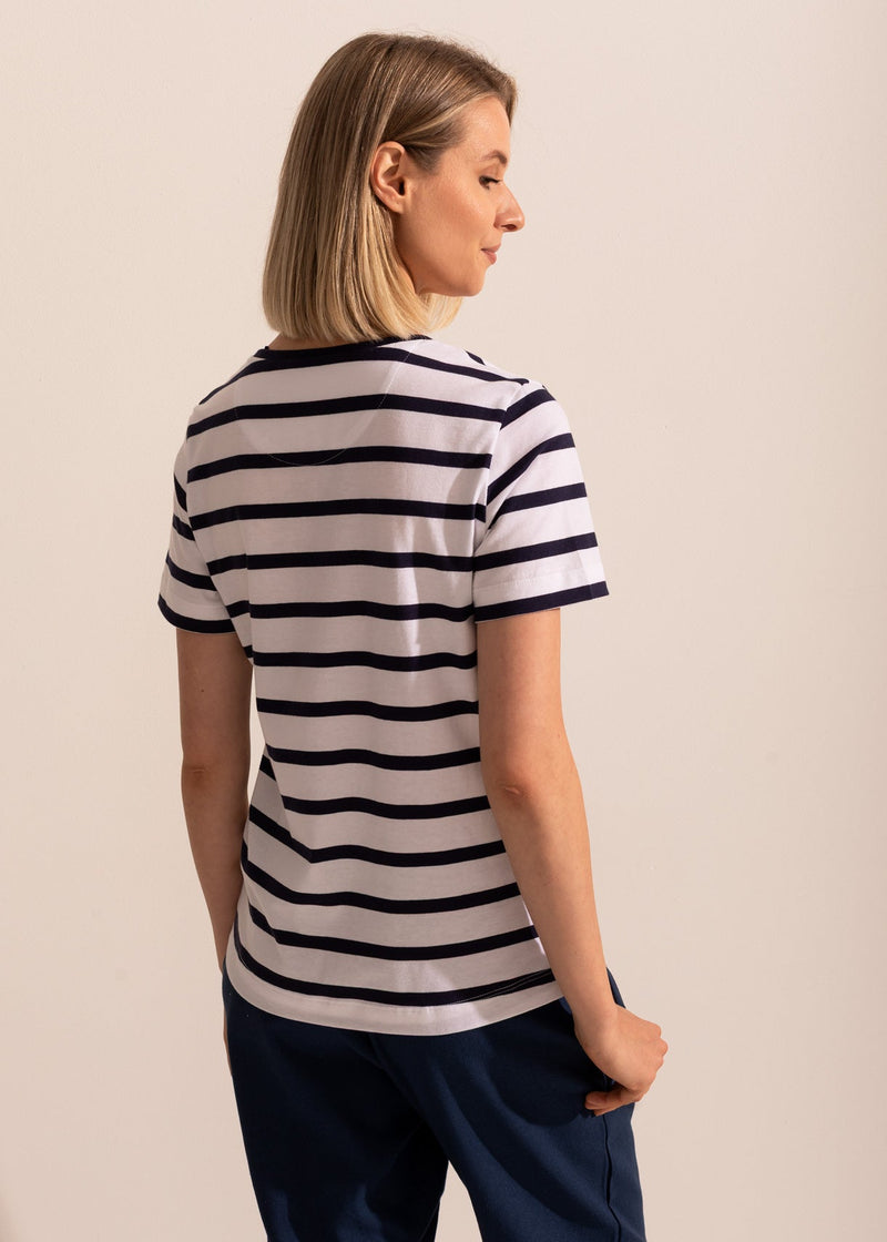 Tricou Damă Simple Stripe