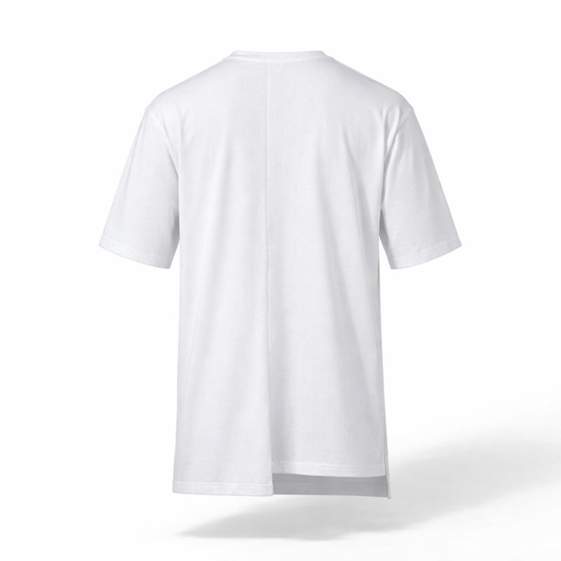 Tricou oversized  long line boyfriend CarolinaD X Asimetrix Unisex